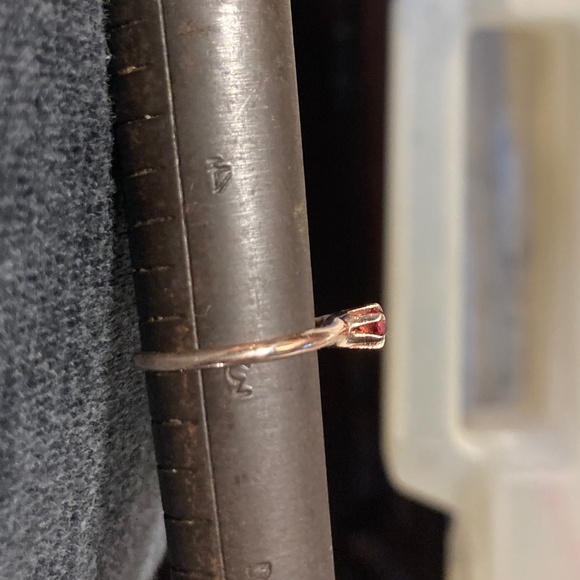 c.1900 Ostby & Barton Paste Stone Ring 10k Solid Gold Tiffany Setting sz3 - Picture 12 of 12